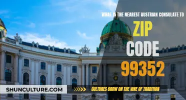 Find Your Nearest Austrian Consulate: Zip Code 99352