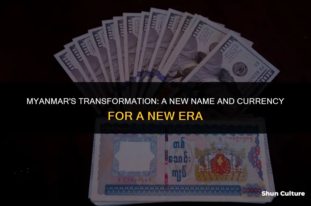 what is the new name and currency of burma