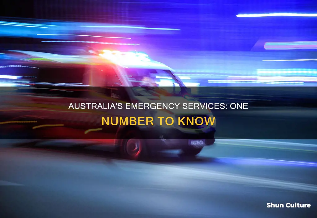 what is the number for emergency services in australia