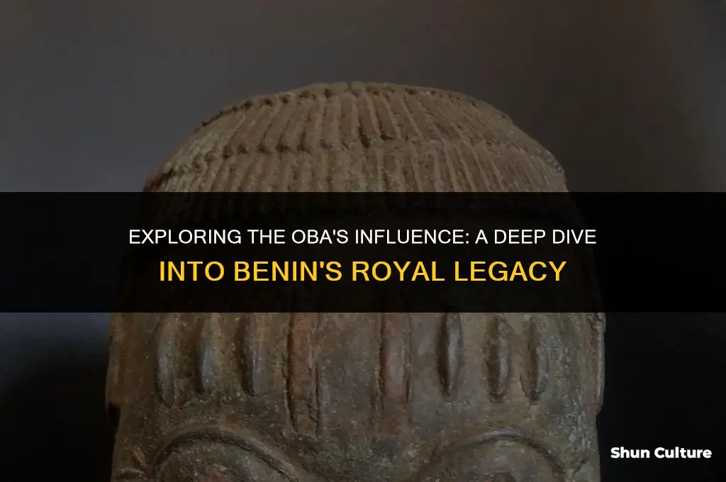 what is the obas role in benin