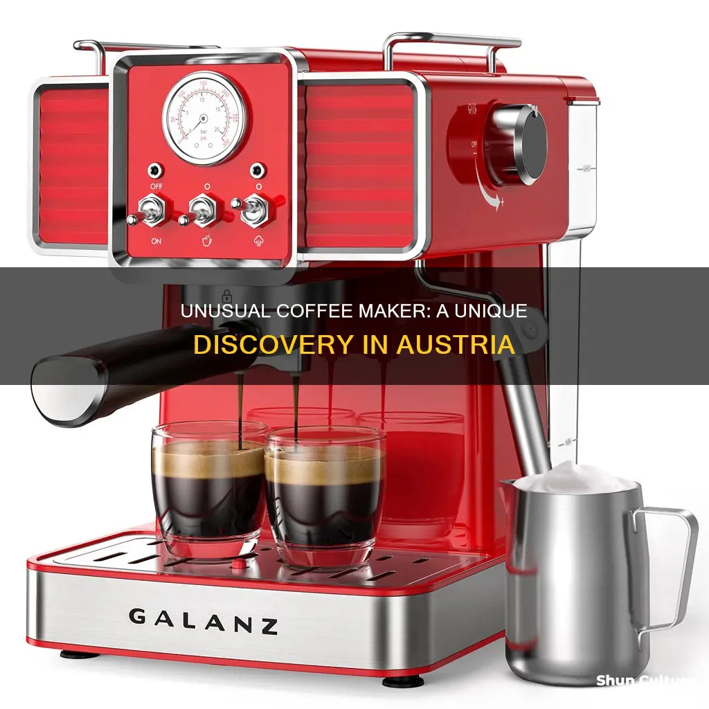 what is the odd coffee maker I encountered in austria