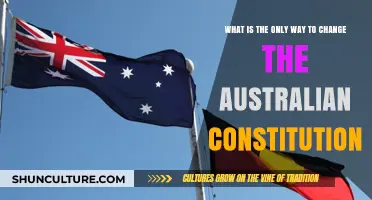Amending Australia's Constitution: The One Way to Make Changes