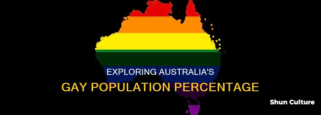 what is the percentage of gay people in australia