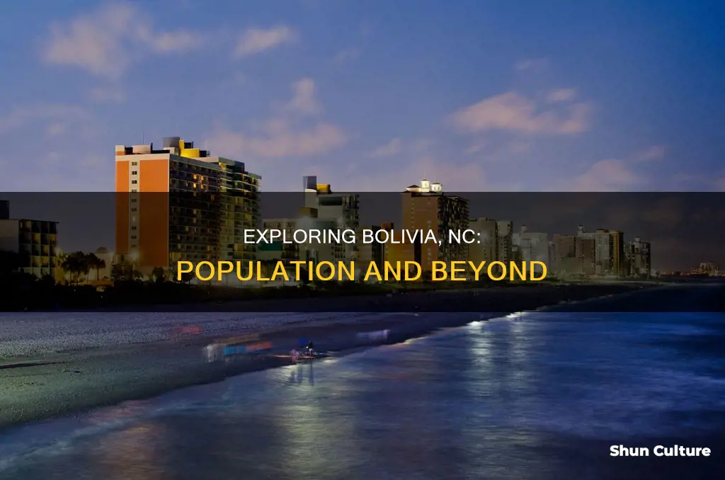 what is the population of bolivia nc