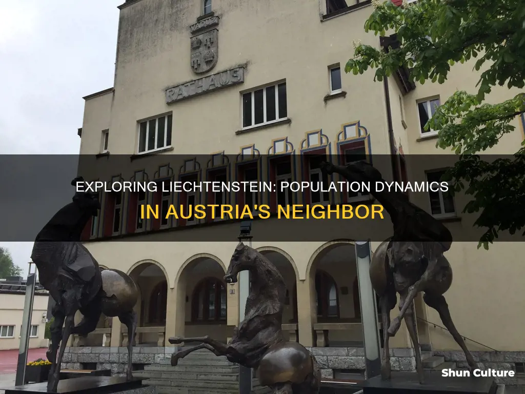 what is the population of lickenstein austria