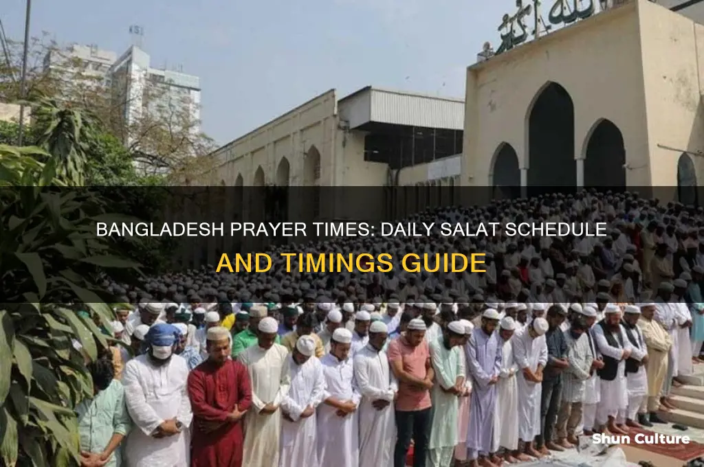 what is the prayer time in bangladesh