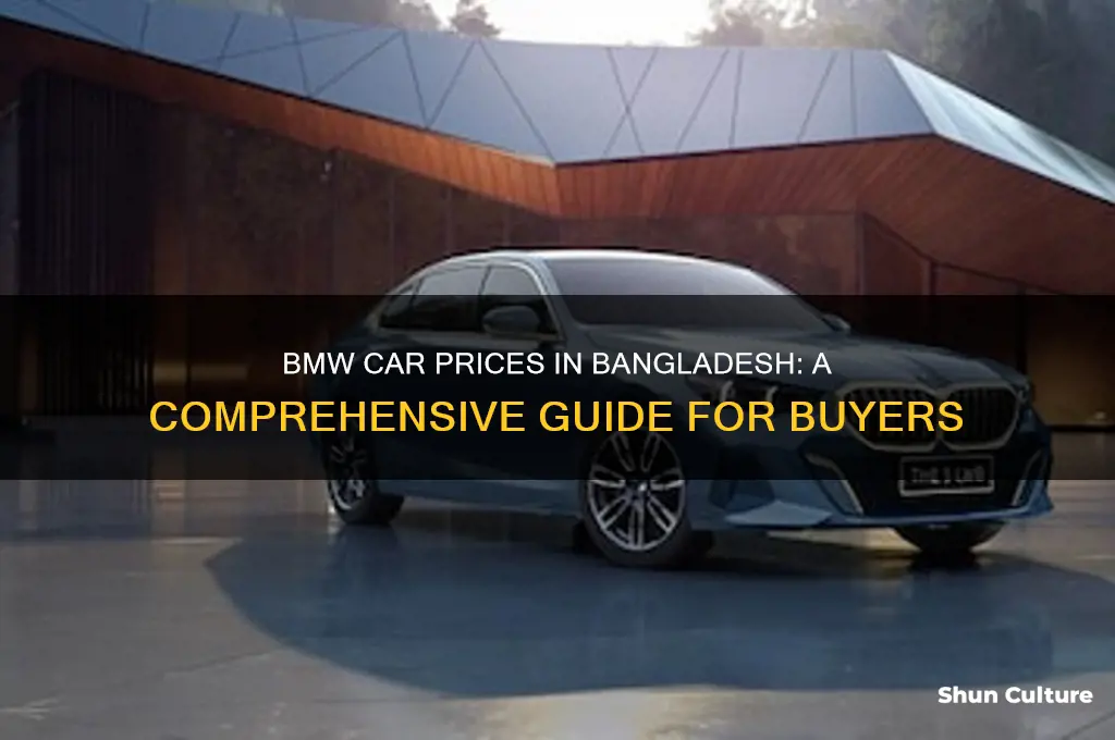 what is the price of bmw car in bangladesh