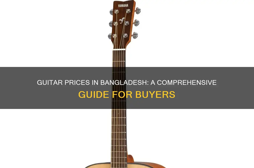 what is the price of guitar in bangladesh