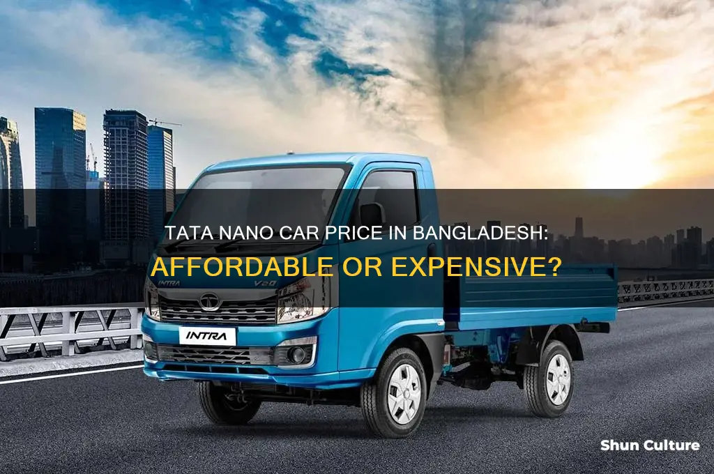 what is the price of tata nano car in bangladesh