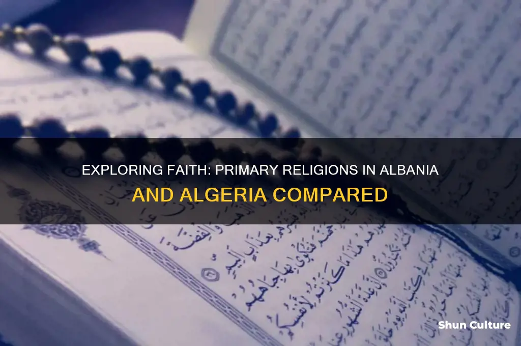 what is the primary religion in albania and algeria