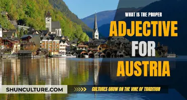 The Proper Adjective for Austria: A Linguistic Journey