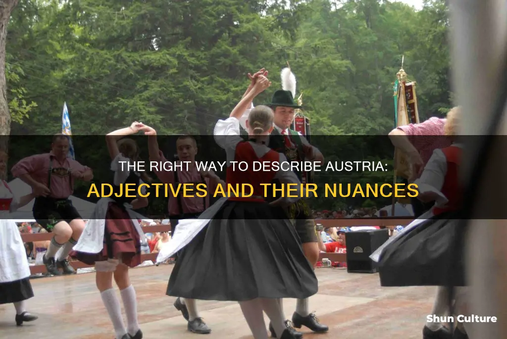 what is the proper adjective for austria