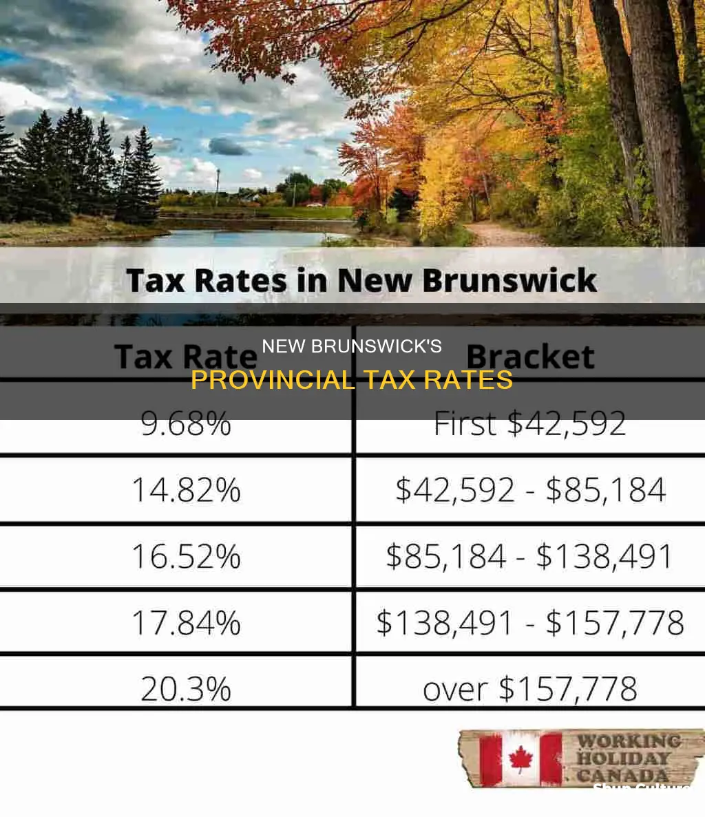 what is the provincial tax rate in new brunswick