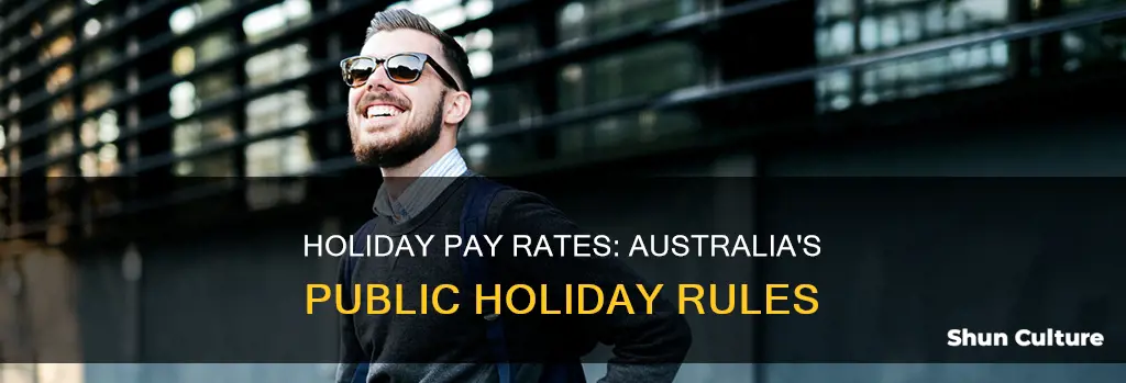 what is the public holiday rate in australia