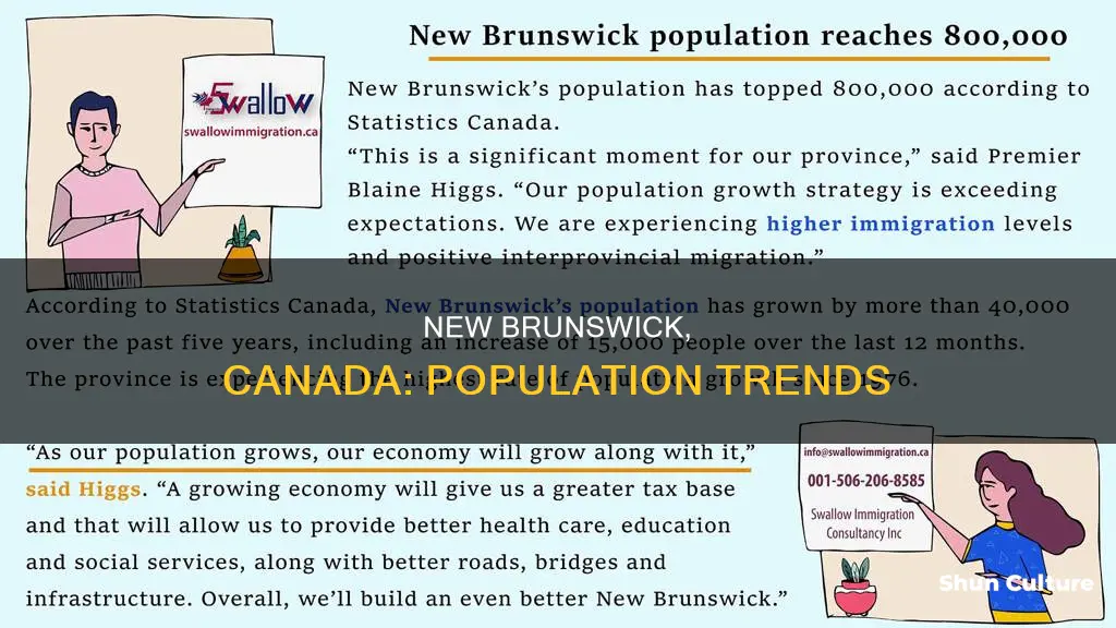 what is the pupulation of new brunswick canada