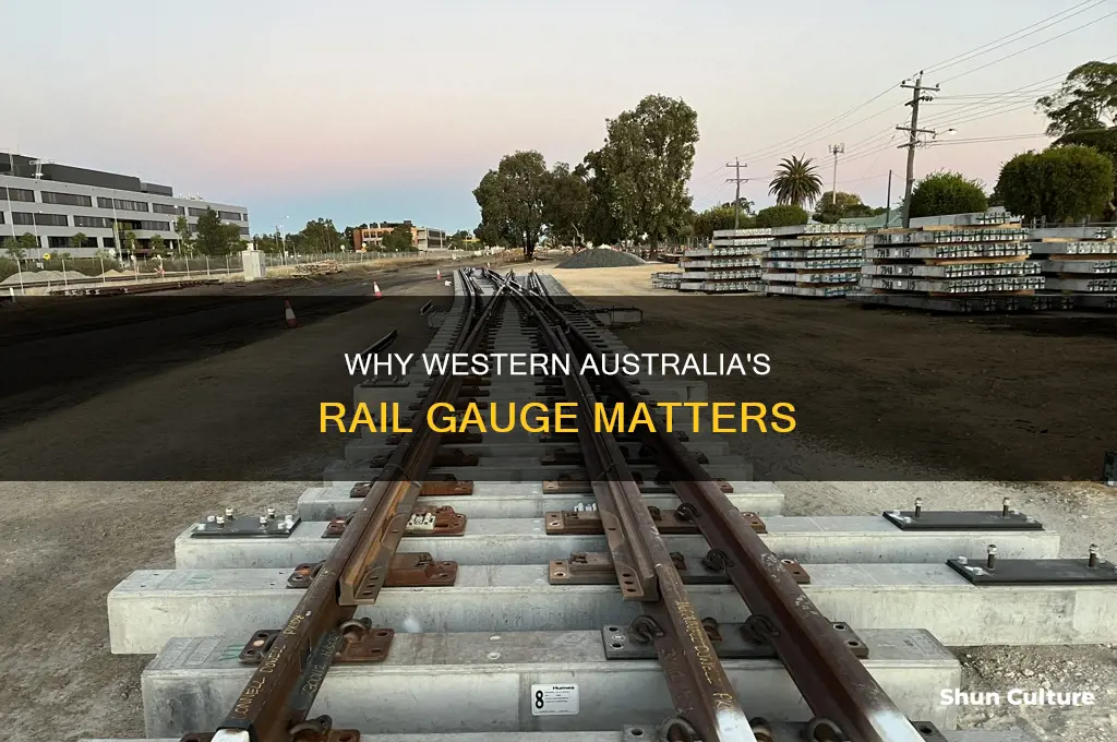 what is the railway gauge in western australia