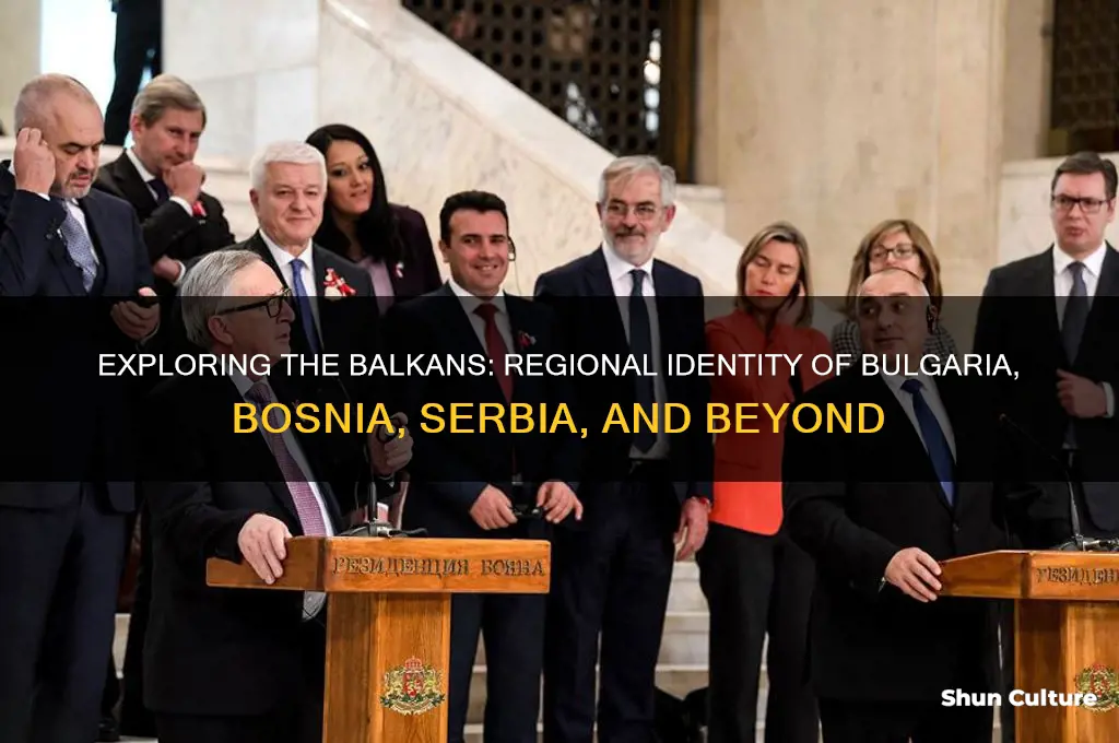 what is the regional name of bugaria bosnia serbia etc
