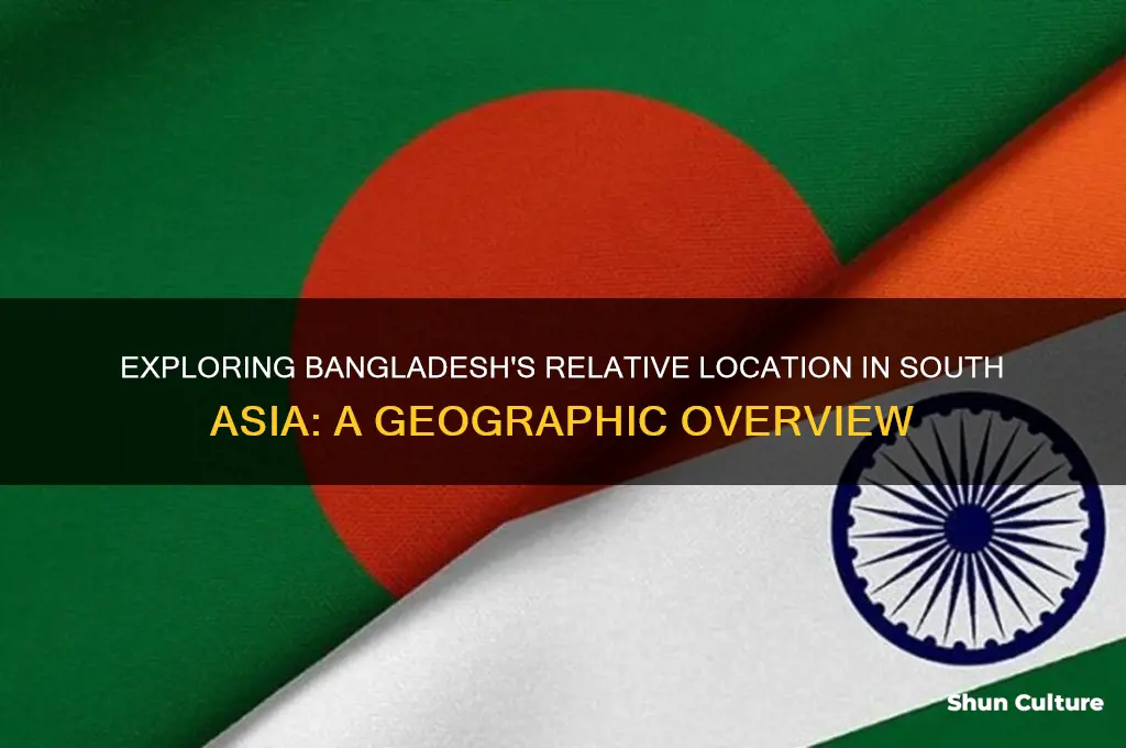 what is the relative location of bangladesh