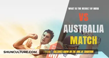 India vs Australia: Who Won the Match?