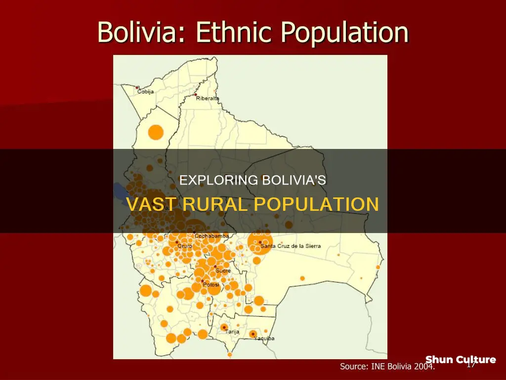 what is the rural population of bolivia