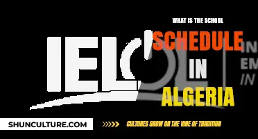 Understanding Algeria's School Timetable: A Comprehensive Guide to Daily Schedules
