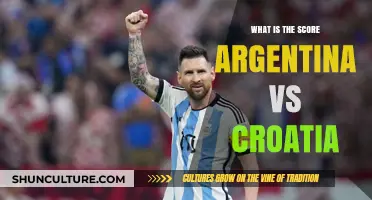 Argentina vs Croatia: A Thrilling Match Score Update