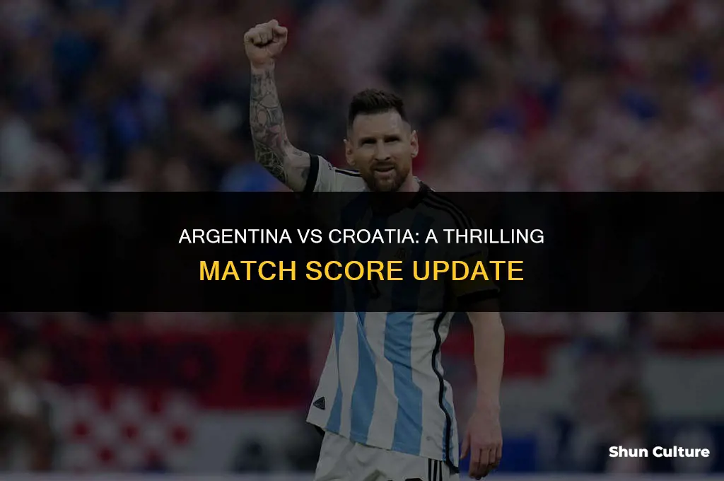 what is the score argentina vs croatia
