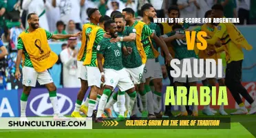 Argentina vs Saudi Arabia: A Thrilling Match Score Update