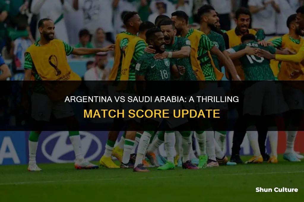 what is the score for argentina vs saudi arabia