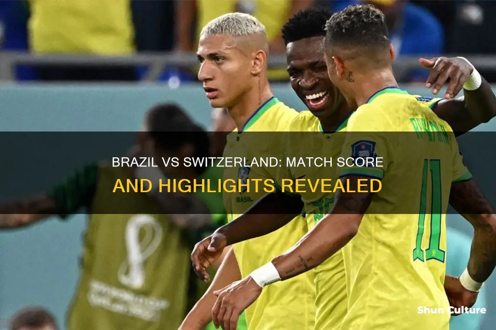 what is the score for brazil vs switzerland