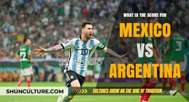 Mexico vs Argentina: A Thrilling Match Score Revealed!