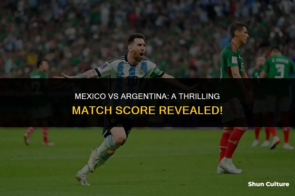 what is the score for mexico vs argentina