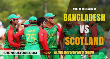 Bangladesh vs Scotland Match Score: Latest Updates and Highlights
