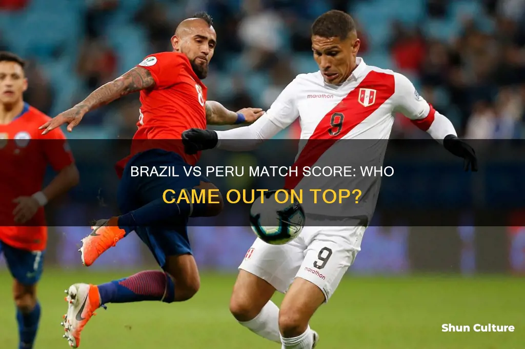 what is the score of brazil vs peru