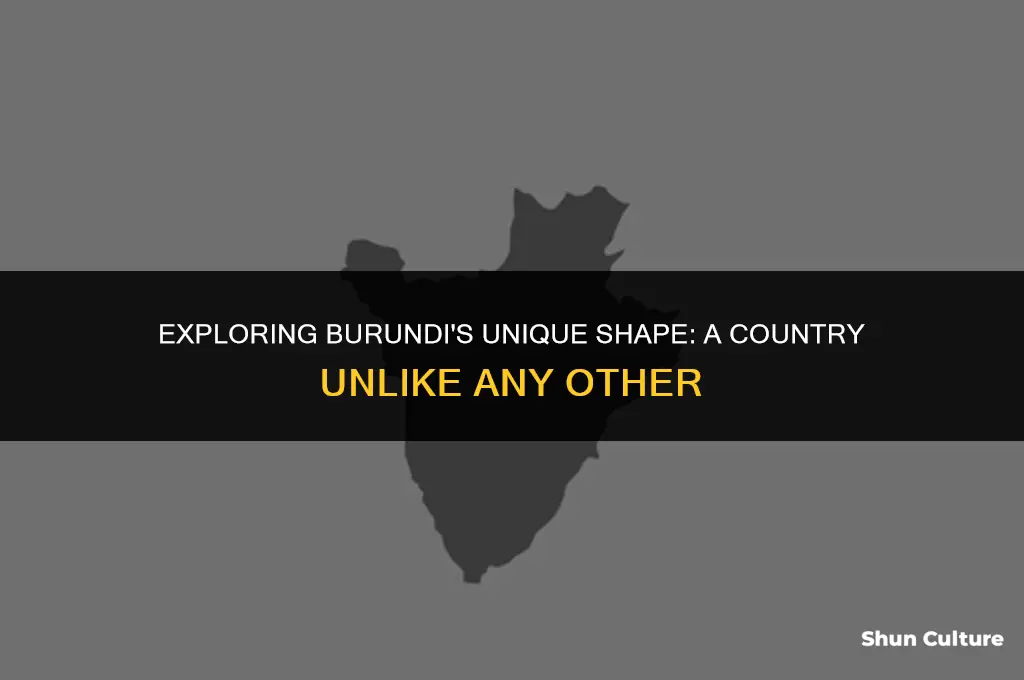 what is the shape of burundi