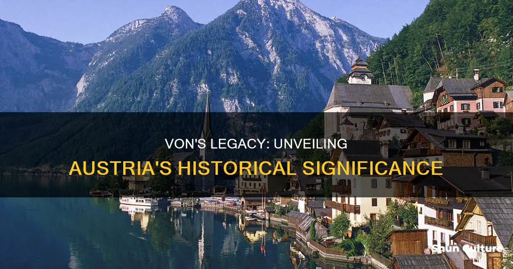 what is the signficance of von in austria