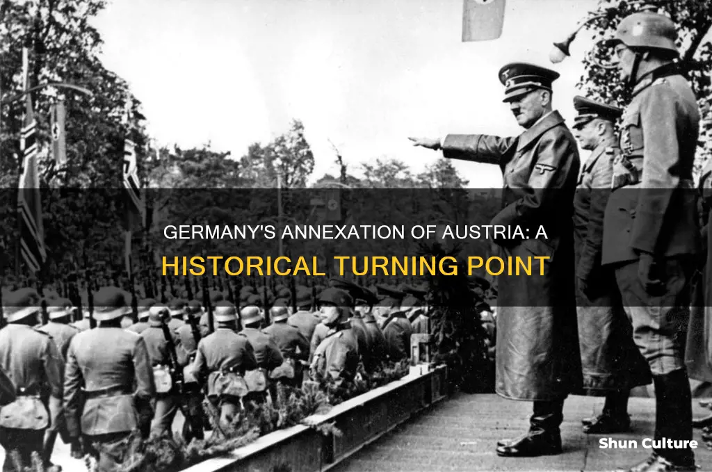 what is the significance of germany annexing austria