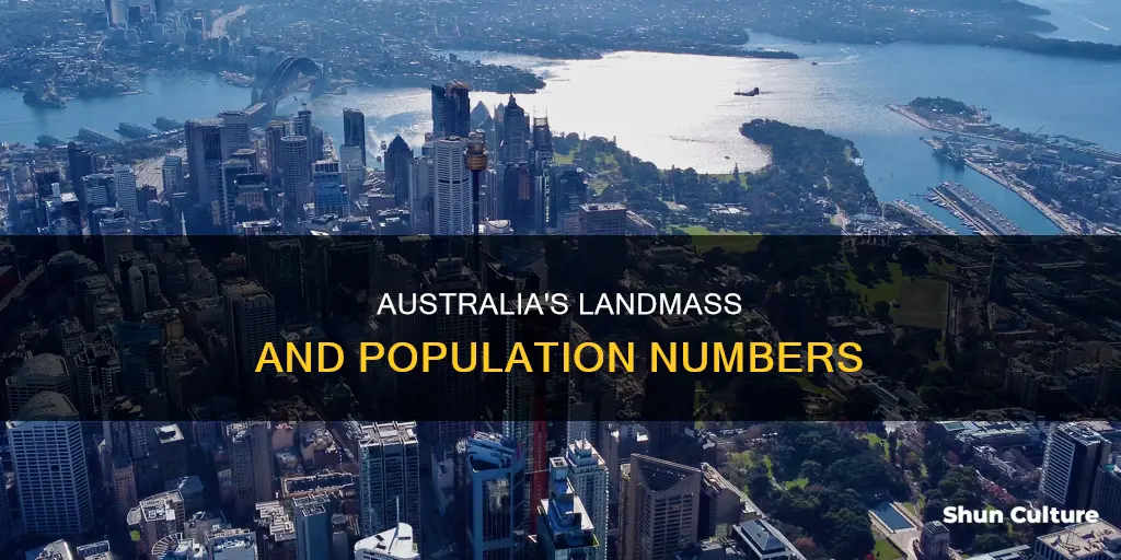what is the size and population of australia