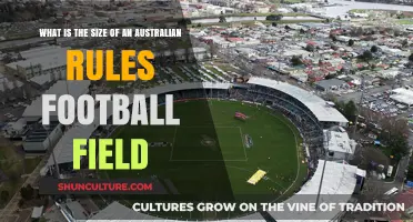 The Dimensions of an Australian Rules Football Pitch