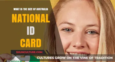 Australia's National ID Card: Standard Size and Format