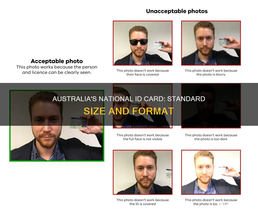 what is the size of australia national id card