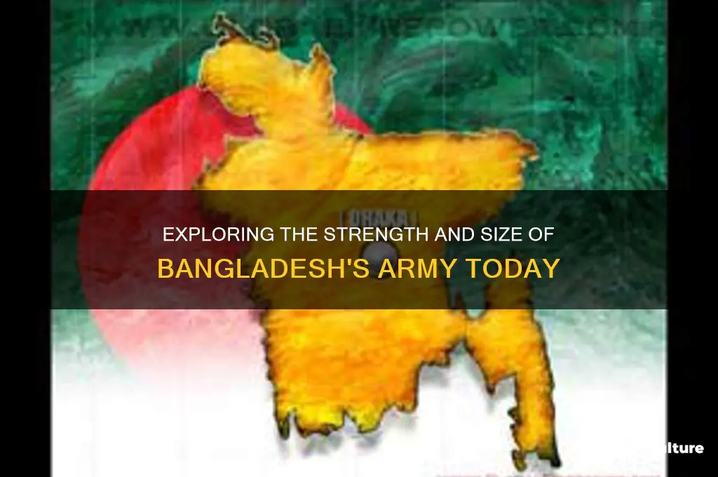 what is the size of bangladesh army