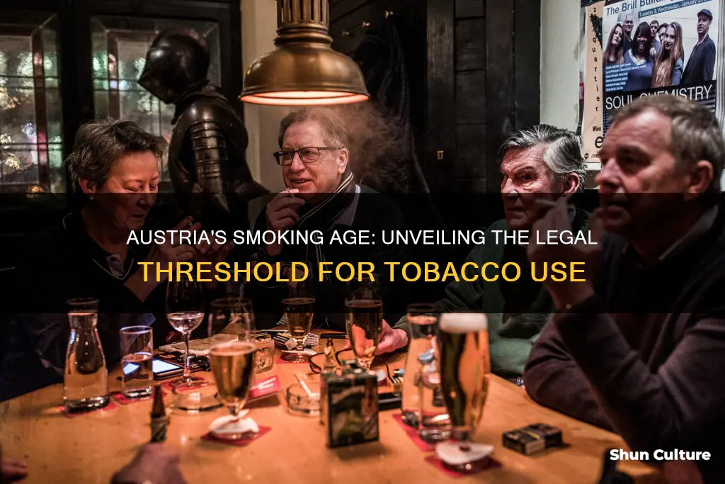 what is the smoking age in austria