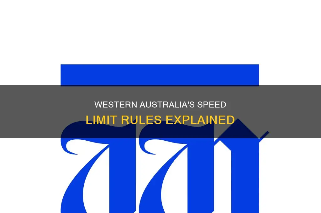 what is the speed limit in western australia