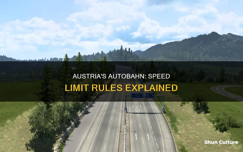 what is the speed limit on sutobahn in austria