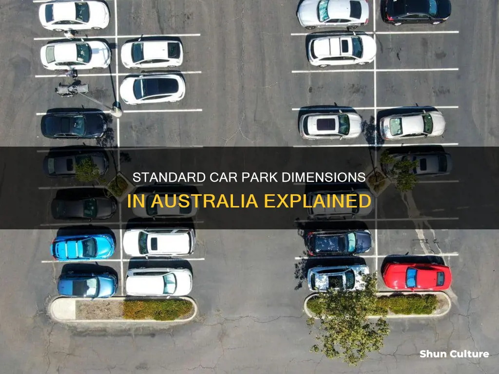 what is the standard car park size in australia