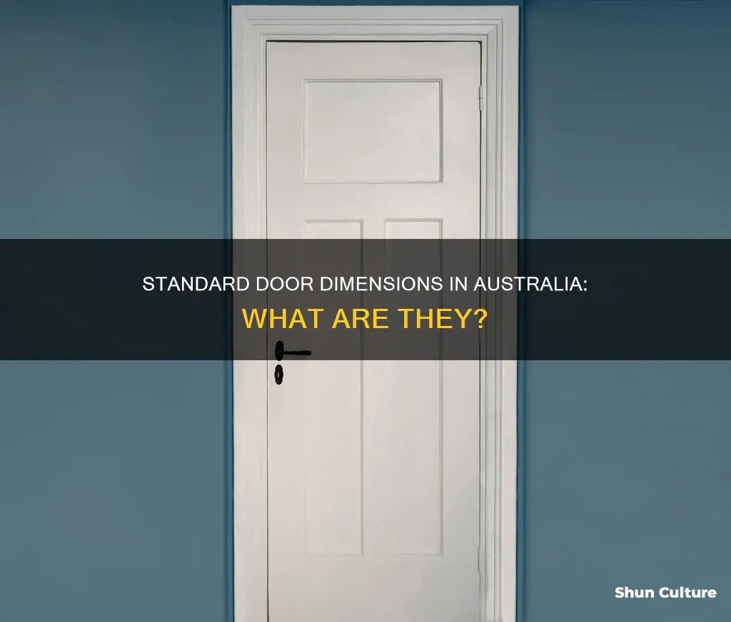 what is the standard door size in australia