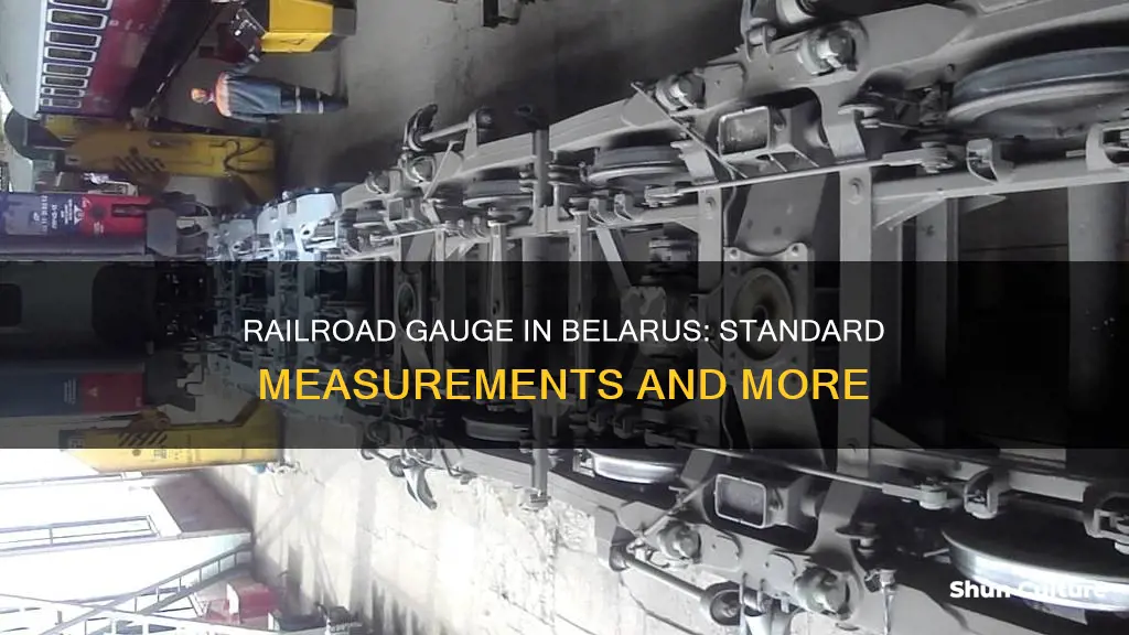 what is the standard railroad gauge belarus