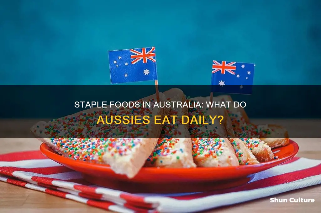 what is the staple food eaten in australia