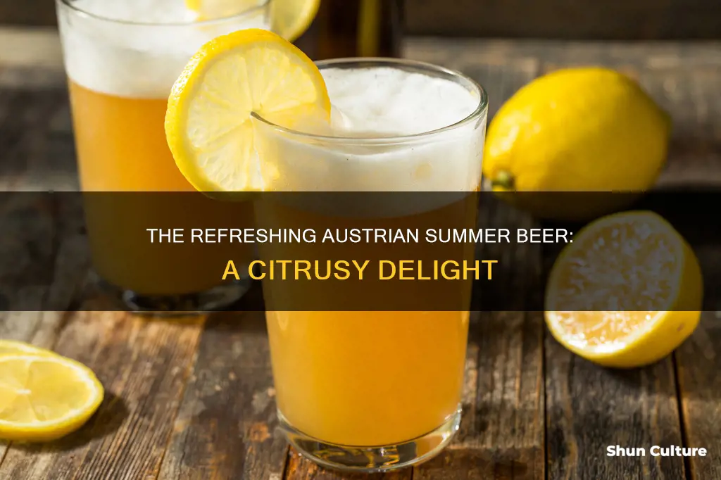 what is the summer beer with citrusfrom austria called